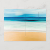 夏のパーティー沿岸ビーチ海の熱帯の招待 ポストカード (裏面)