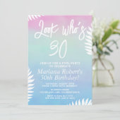 夏のパーティー誕生日パーティーへの招待 招待状 (スタンド正面)