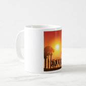 夏のパーティー踊りマグ コーヒーマグカップ (正面左)