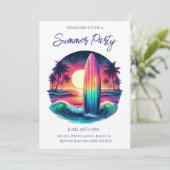 夏のパーティー – サーフボードエスケープ –  招待状 (スタンド正面)