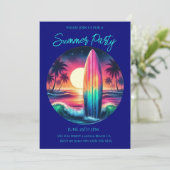 夏のパーティー – サーフボードエスケープ –  招待状 (スタンド正面)