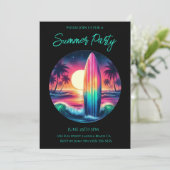 夏のパーティー – サーフボードエスケープ –  招待状 (スタンド正面)