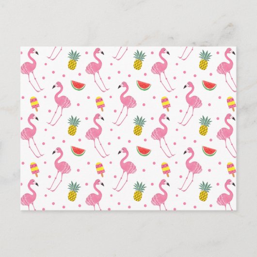 夏のパーティー ポストカード (正面)