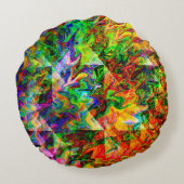 夏のパーティー…..... ラウンドクッション (裏面)