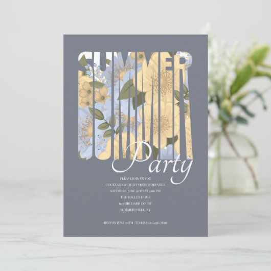 夏のパーティー 招待状 (スタンド正面)
