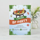 夏のパーティー 招待状 (スタンド正面)