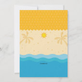 夏のパーティー 招待状 (裏面)