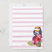 夏のパーティー 招待状 (裏面)