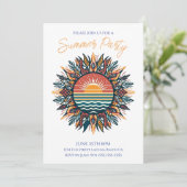 夏のパーティー – 部族の夏の太陽 招待状 (スタンド正面)