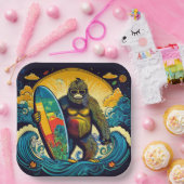 夏のパーティー(Bigfoot) ペーパープレート (パーティー)