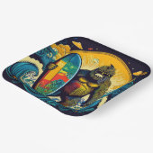 夏のパーティー(Bigfoot) ペーパープレート (傾斜あり)