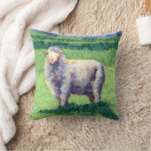 夏のヒツジ クッション (ブランケット)