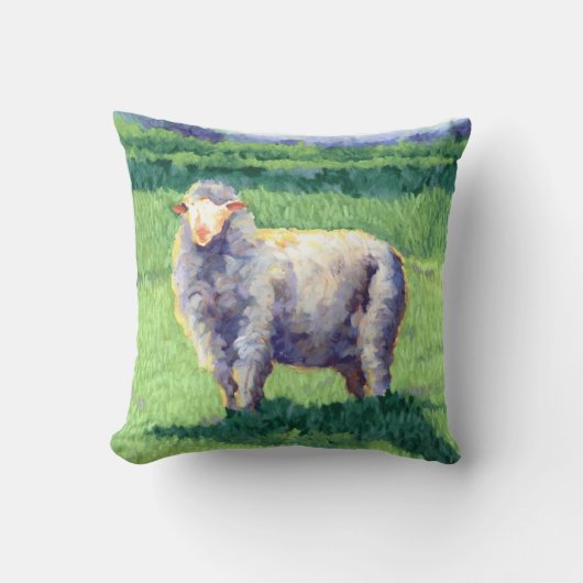 夏のヒツジ クッション (正面)