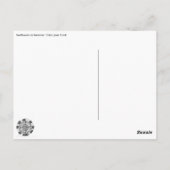 夏のヒマワリはあなたのカードを着色します ポストカード (裏面)