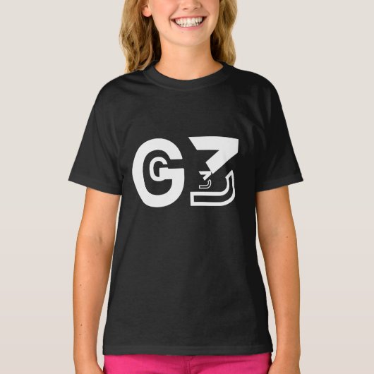 夏のビジュキッズ男女兼用子供服 Tシャツ (正面)