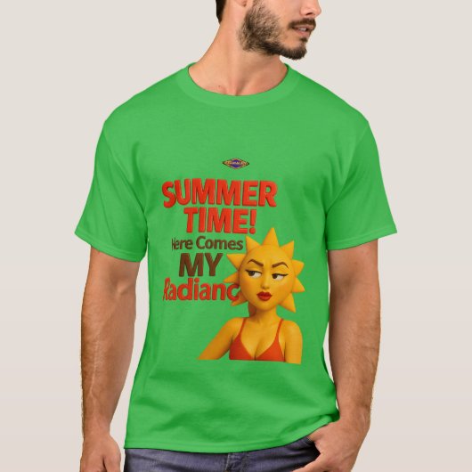 夏のビブス:あなたの輝きを放て! Tシャツ (正面)