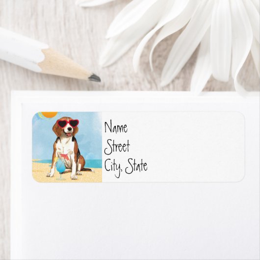 夏のビーグル ラベル (インサイチュ)