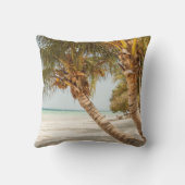 夏のビーチおもしろいのカスタマイズ クッション (裏面)