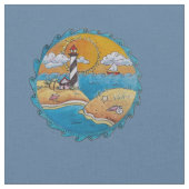 夏のビーチおもしろい日当たりの良い海岸沿岸 ファブリック (クローズアップ)