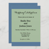 夏のビーチおもしろい日当たりの良い海岸沿岸 招待状 (正面/裏面)