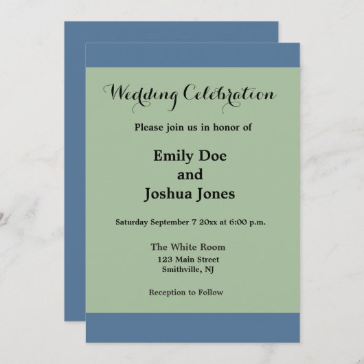 夏のビーチおもしろい日当たりの良い海岸沿岸 招待状 (正面/裏面)