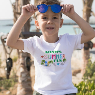 夏のビーチおもしろい Tシャツ