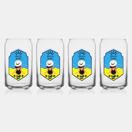 夏のビーチに欠かせない ガラス缶