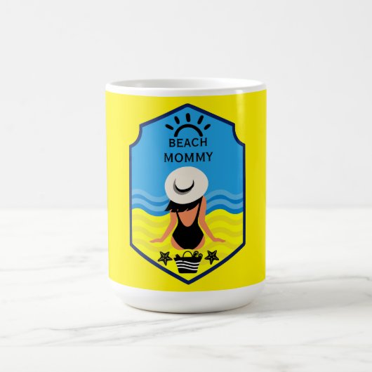 夏のビーチに欠かせない コーヒーマグカップ (中央)