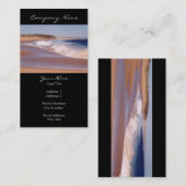 夏のビーチの写真 名刺 (正面/裏面)