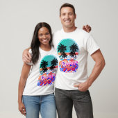 夏のビーチや旅行、お出かけにぴったりなTシャツ「Cool Summer Vibes」 Tシャツ (ユニセックス)