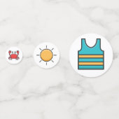 夏のビーチアイコンミックスID532 コンフェッティ (正面)