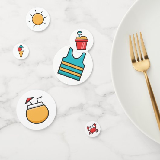 夏のビーチアイコンミックスID532 コンフェッティ (グループ)