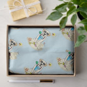 夏のビーチイエローラブラドールレトリバー – かわいい犬 薄葉紙 (ギフト)