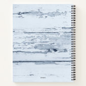 夏のビーチカスタムフォトブレットジャーナルノートブック ノートブック (裏面)