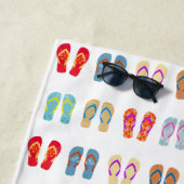 夏のビーチサンダル ビーチタオル (インサイチュ)