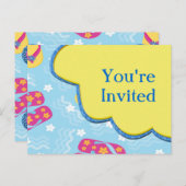 夏のビーチサンダル 案内ポストカード (正面/裏面)