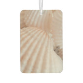 夏のビーチシーシェル海熱帯ハート カーエアーフレッシュナー (裏面)