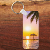 夏のビーチシーン キーホルダー (正面)