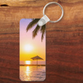 夏のビーチシーン キーホルダー (裏面)