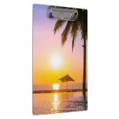 夏のビーチシーン クリップボード (右)