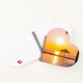 夏のビーチシーン ノートブック (内部)