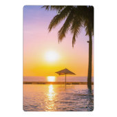 夏のビーチシーン ミニクリップボード (裏面)