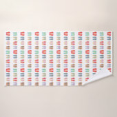 夏のビーチテーマサンダルパターンビーチサンダル バスタオル (バスタオル)