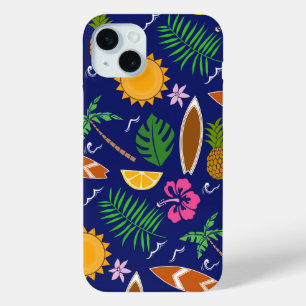 夏のビーチデザイン iPhone 15 MINIケース
