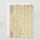 夏のビーチパイナップルトロピカルスイート16誕生日 招待状 (裏面)