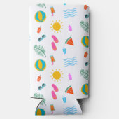 夏のビーチパタクールーン スリム缶クーラー (裏面)