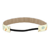 夏のビーチパターン アスレチックヘッドバンド (裏面)