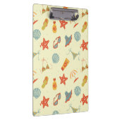 夏のビーチパターン クリップボード (右)