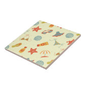 夏のビーチパターン タイル (側面)