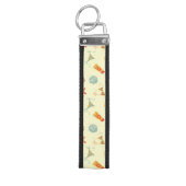 夏のビーチパターン リストバンドキーホルダー (鍵トップ)